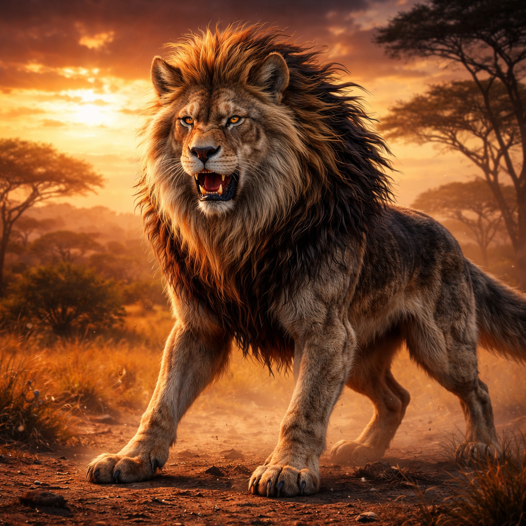 Lupion, hybrid of Lion and Wolf