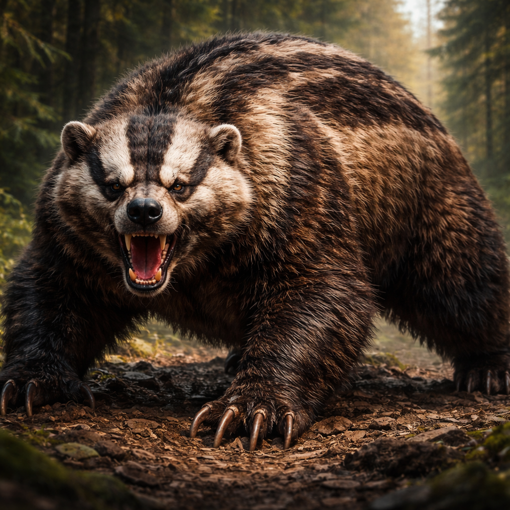 Badbear, hybrid of Badger and Bear