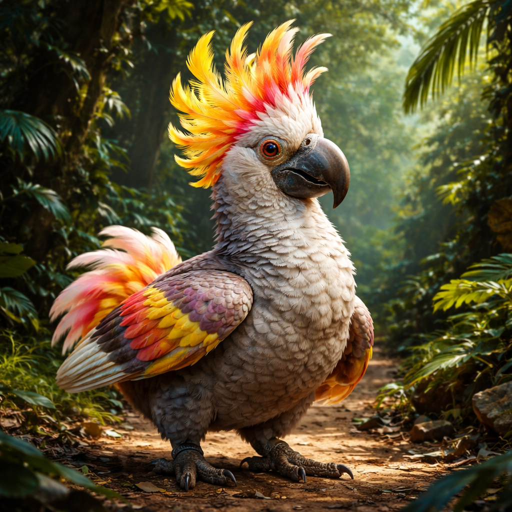 Dokotoo, hybrid of Dodo and Cockatoo