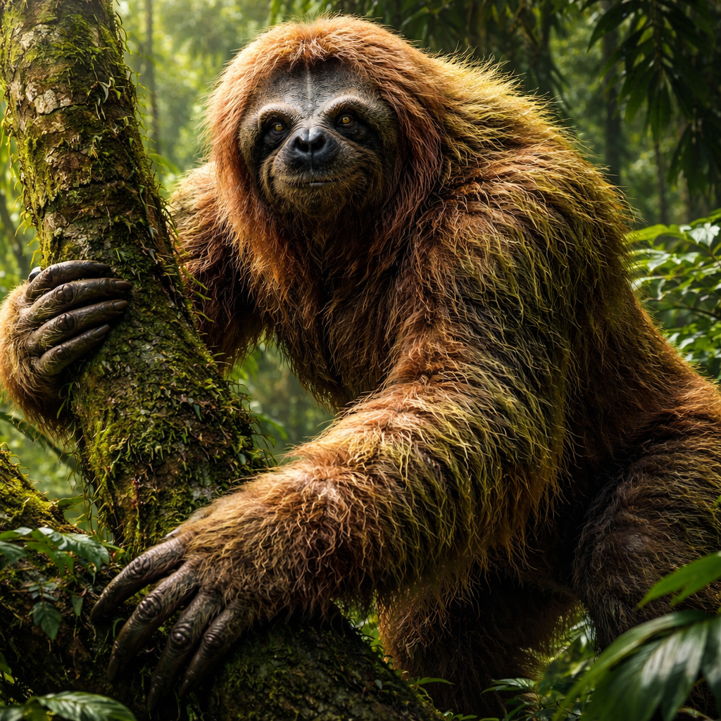 Slorangutan, hybrid of Sloth and Orangutan