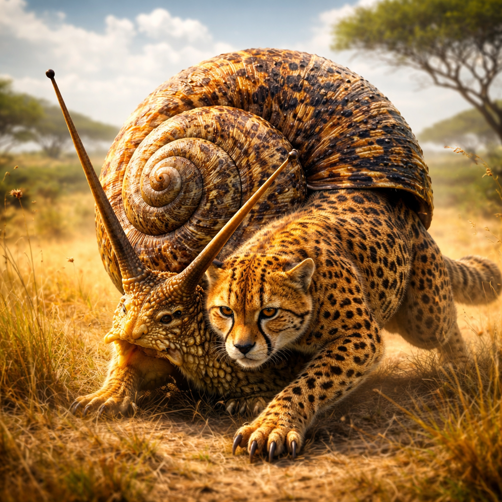 Cheetail, hybrid of Snail and Cheetah