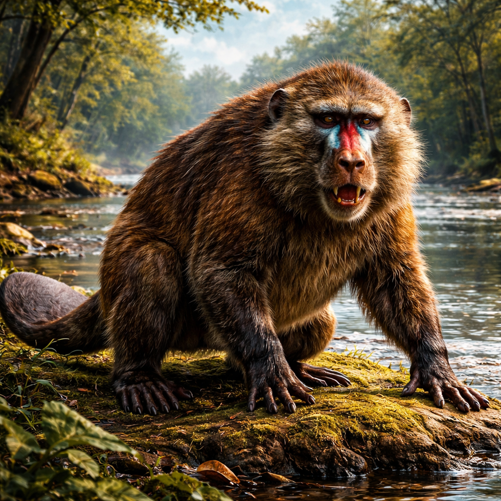 Beaboon, hybrid of Beaver and Baboon