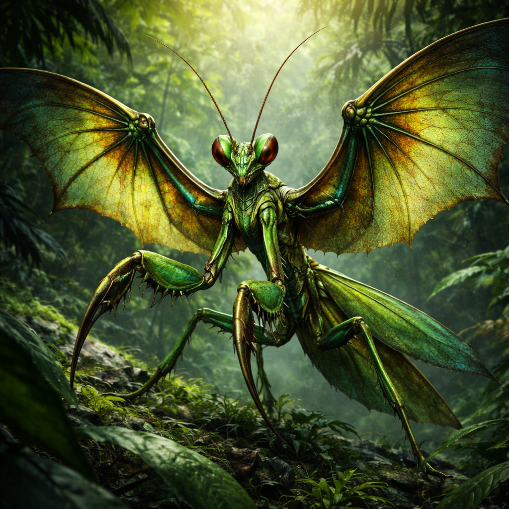 Bantulis, hybrid of Bat and Mantis