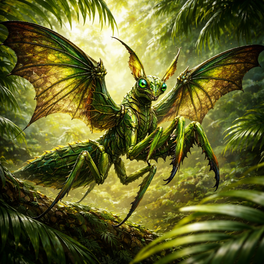 Bantulis, hybrid of Bat and Mantis