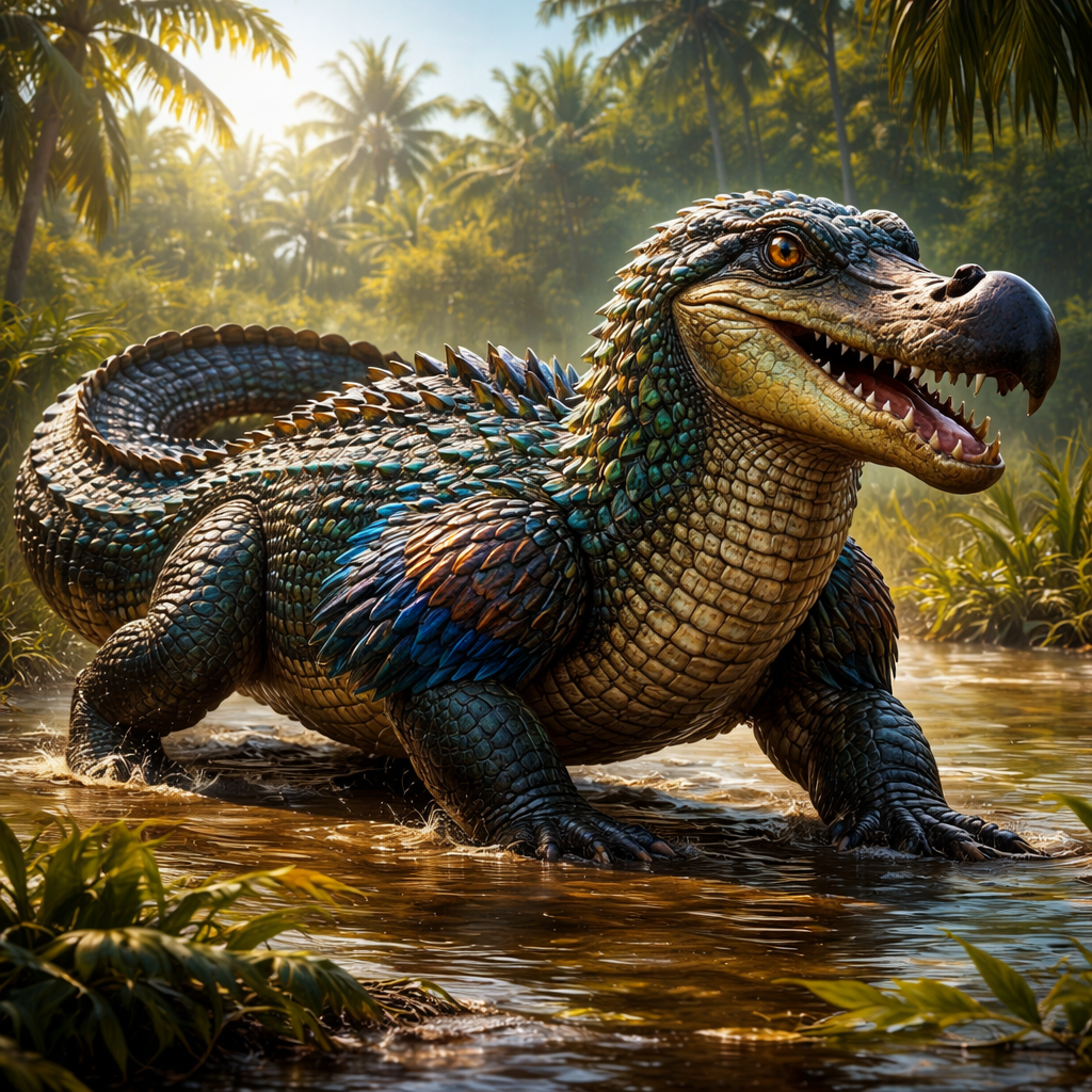 Dolligator, hybrid of Alligator and Dodo