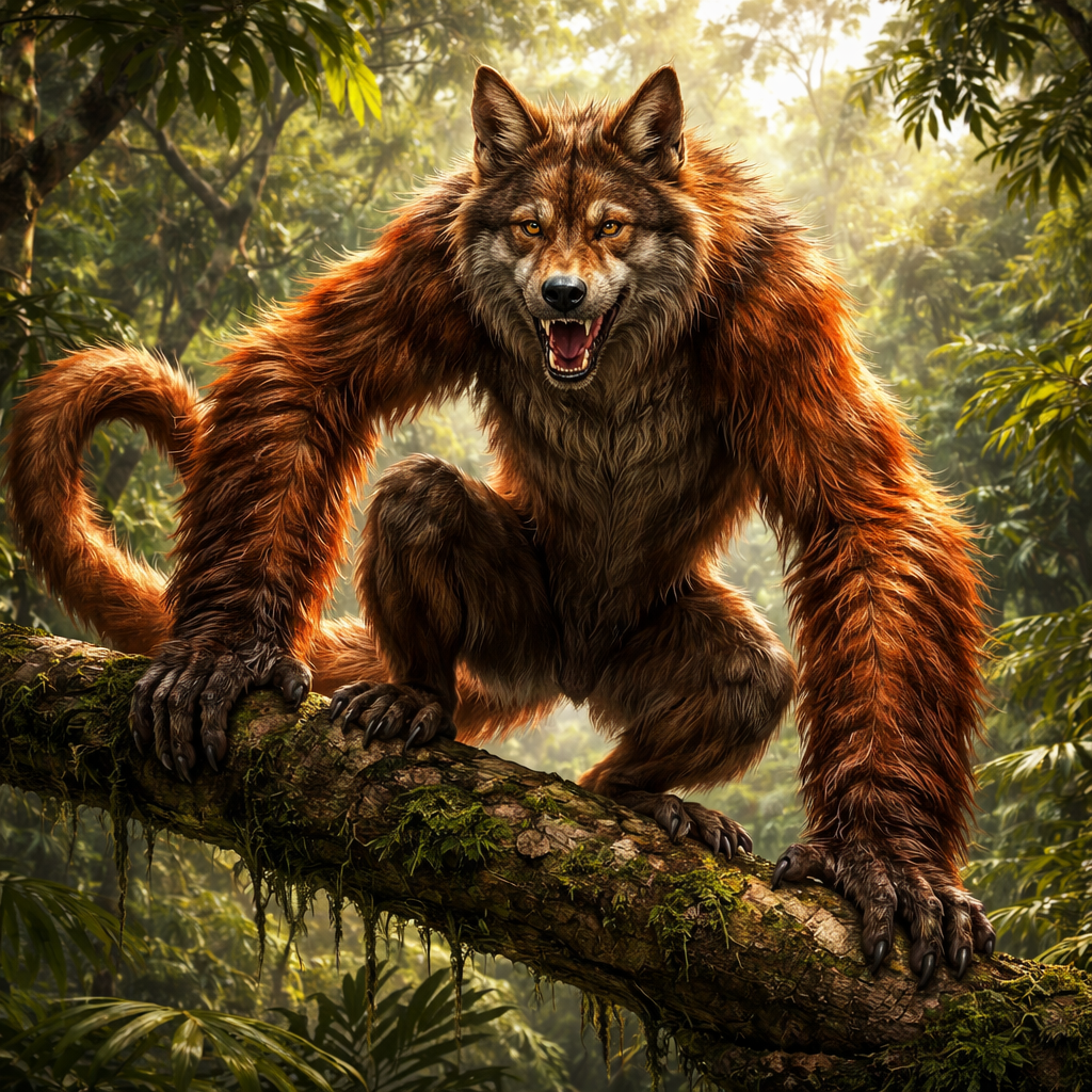 Coyoteangutan, hybrid of Coyote and Orangutan