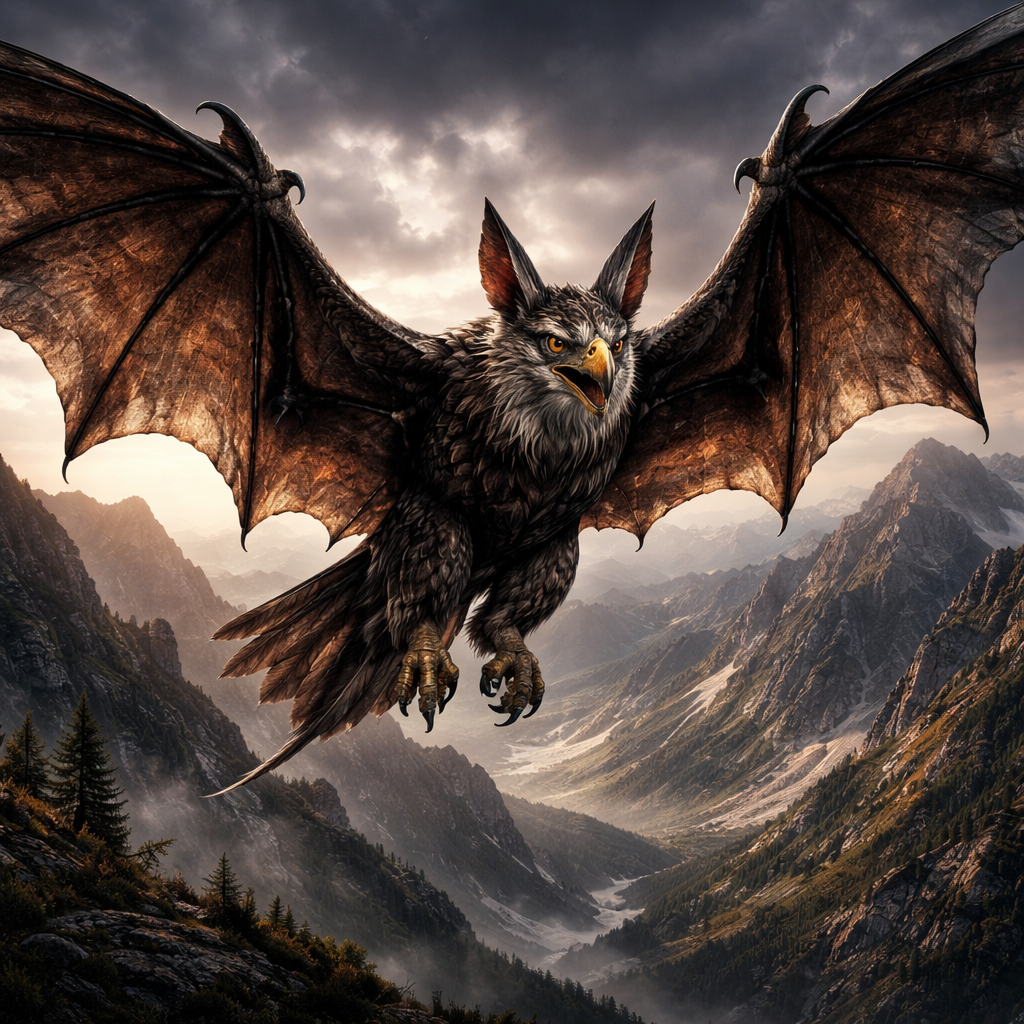 Eaglebat, hybrid of Bat and Eagle