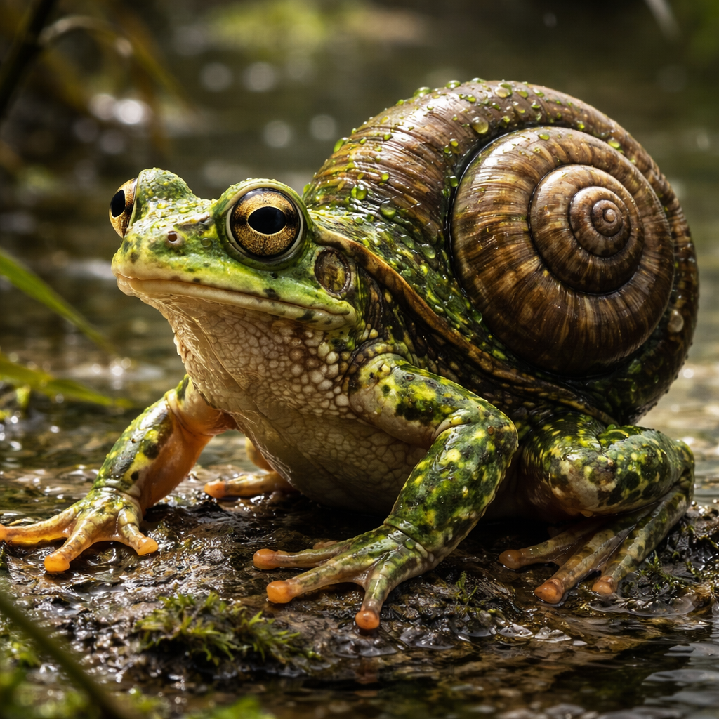 Frognail, hybrid of Frog and Snail