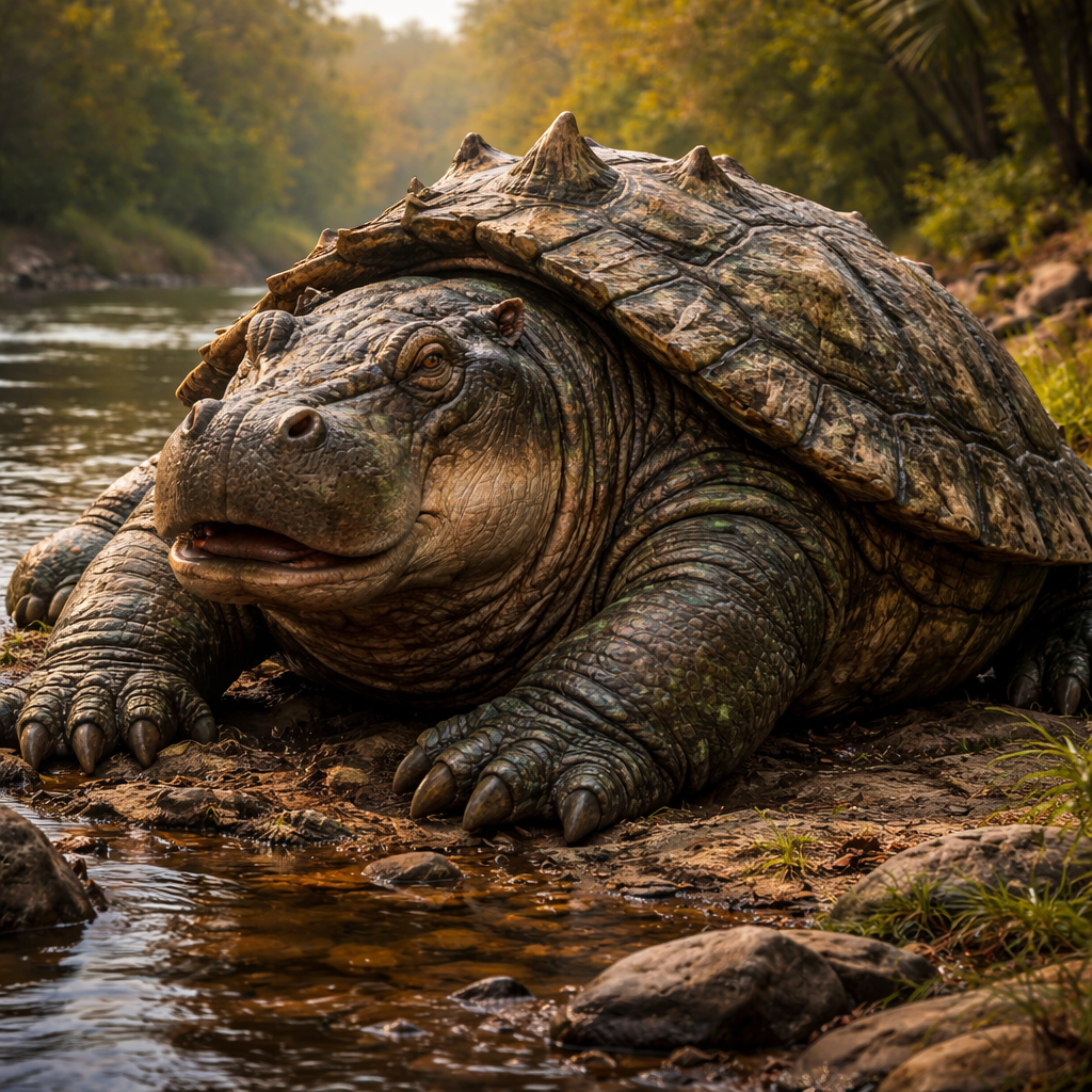 Hippoturtle, hybrid of Hippopotamus and Turtle