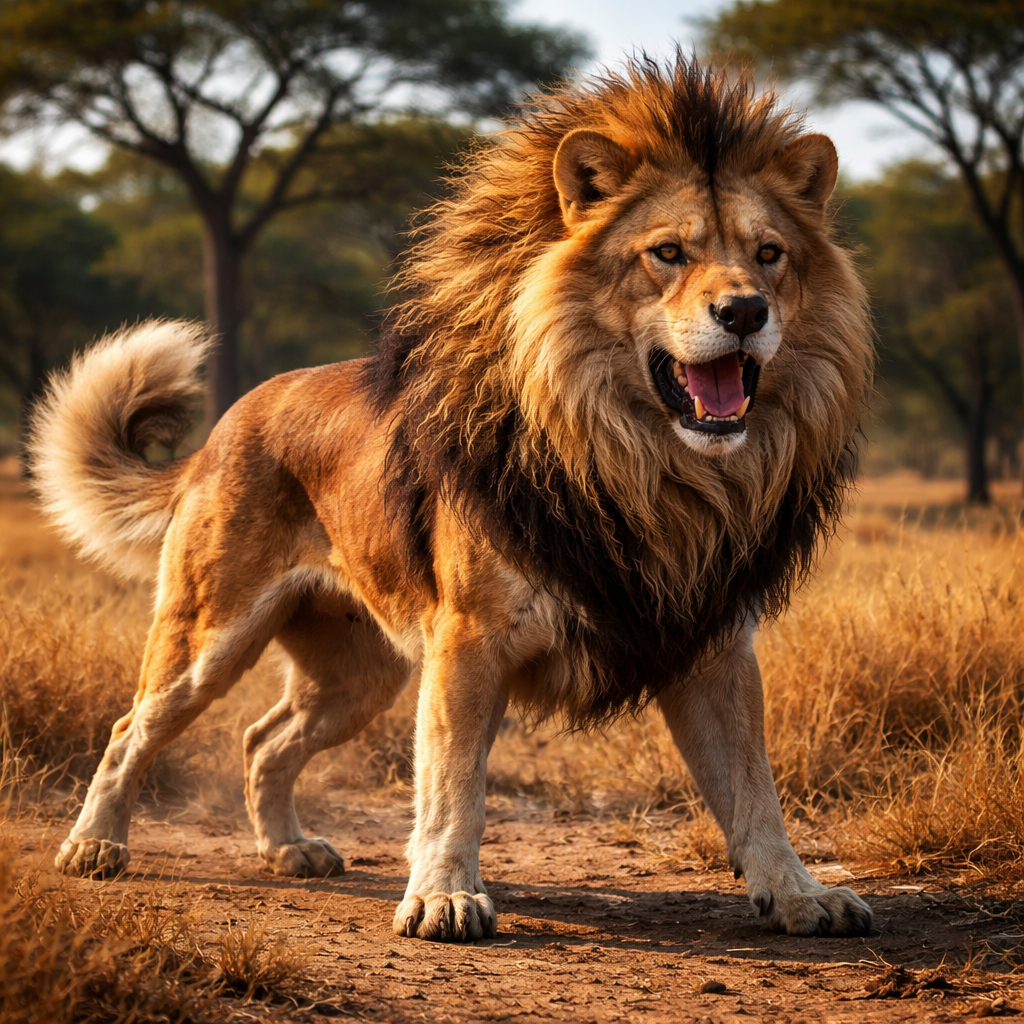 Liodog, hybrid of dog and Lion