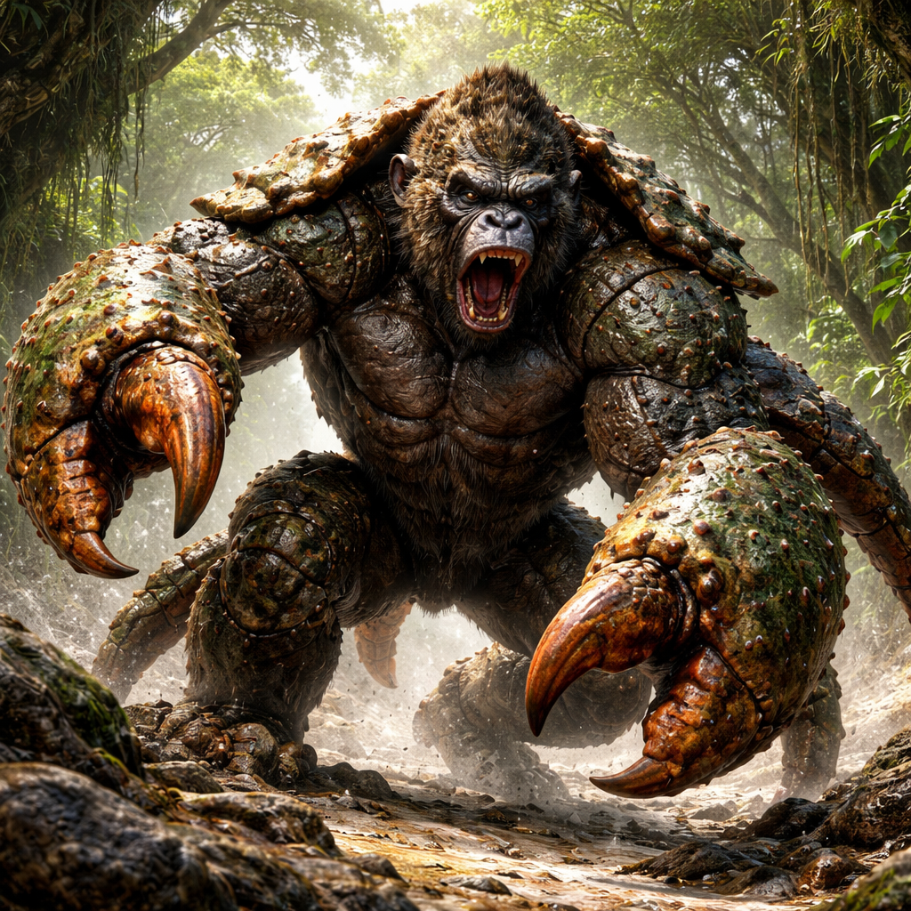 Gorabbid, hybrid of Gorilla and Crab