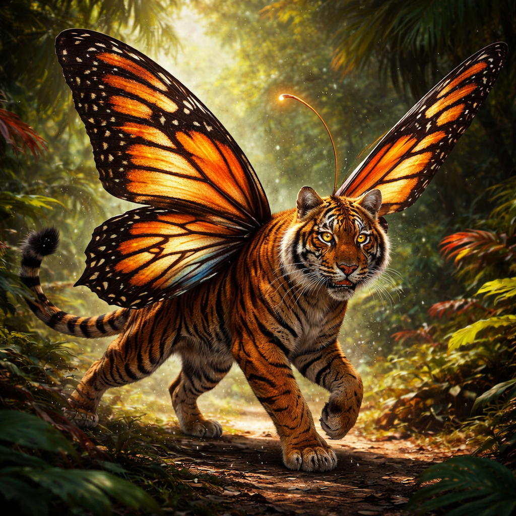 Tigera, hybrid of Butterfly and Tiger