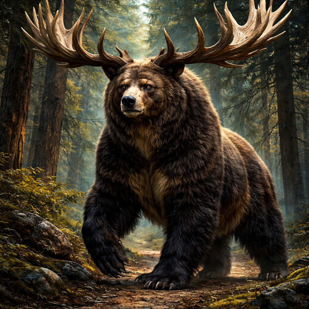 Elkbear, hybrid of Elk and Bear
