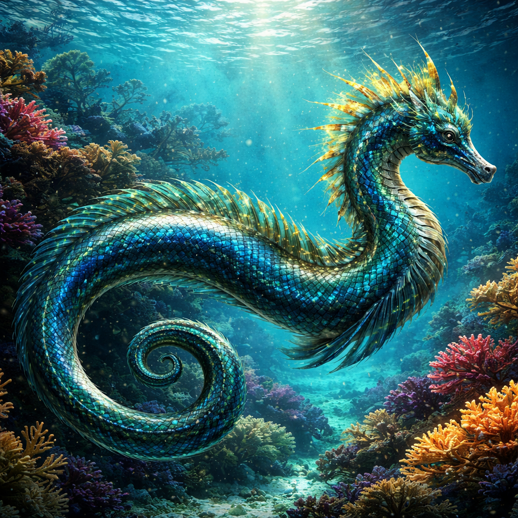 Ealhorse, hybrid of Eel and Seahorse