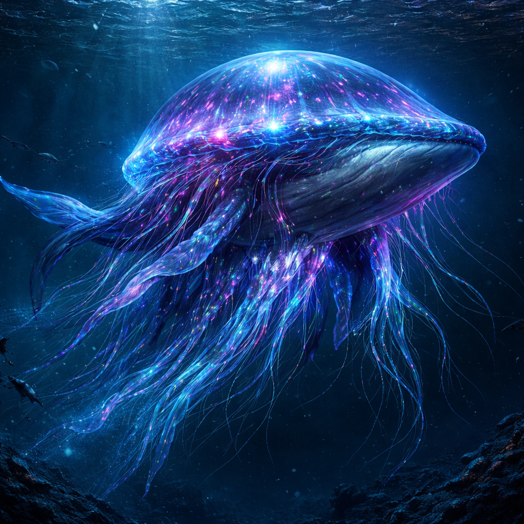 Jellywhale, hybrid of Jellyfish and Whale