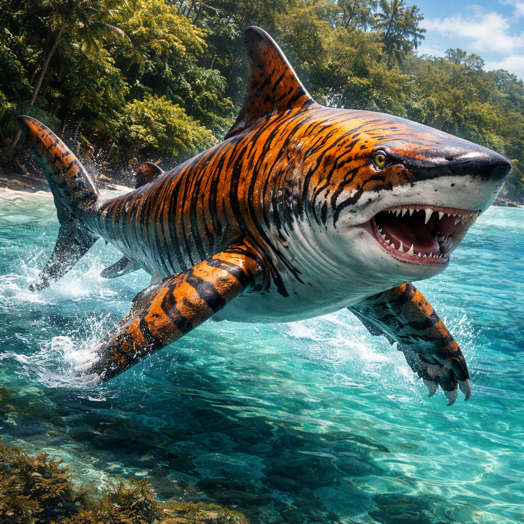 Sharkiger, hybrid of Shark and Tiger