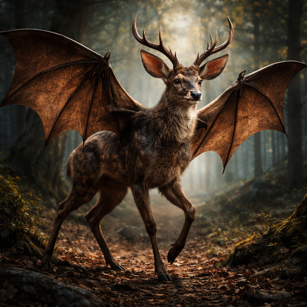 Batdeer, hybrid of Bat and Deer
