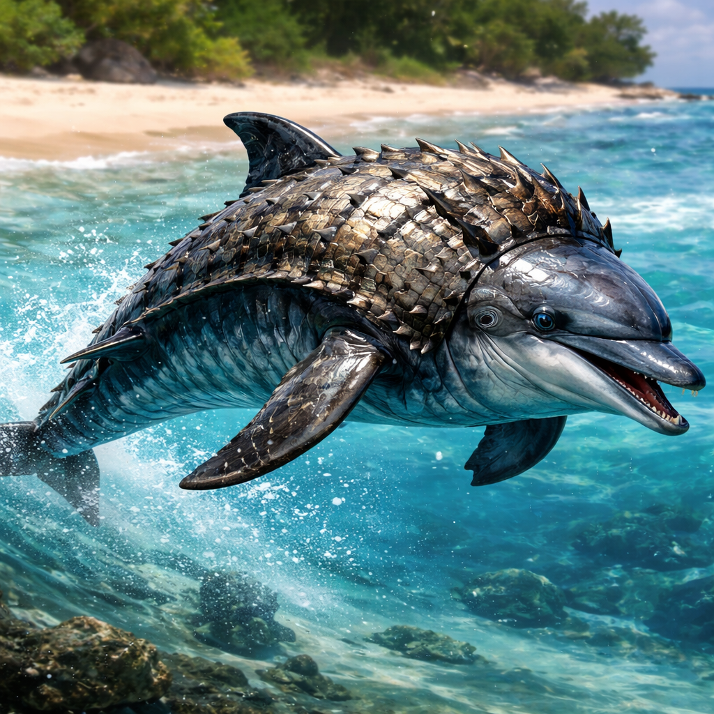 Dolphadillo, hybrid of Dolphin and Armadillo