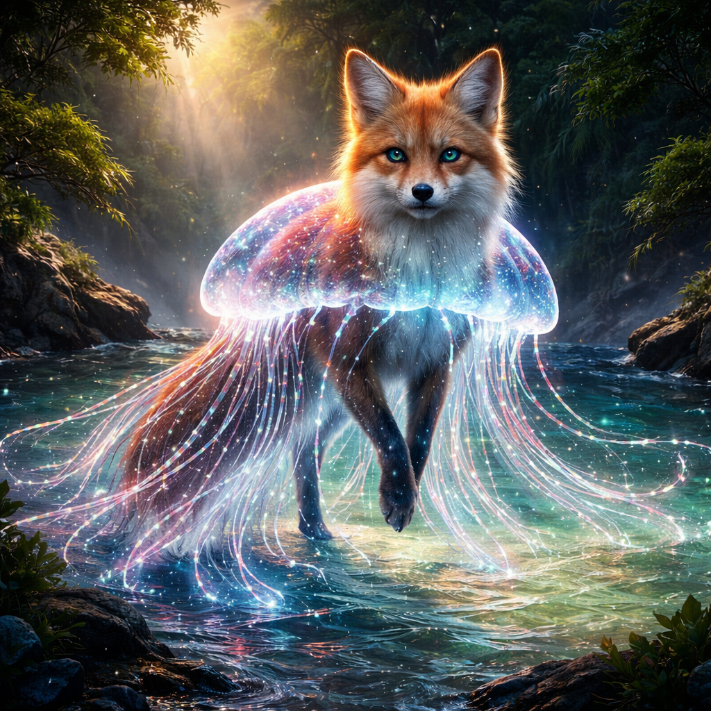 Foxjelly, hybrid of Fox and Jellyfish