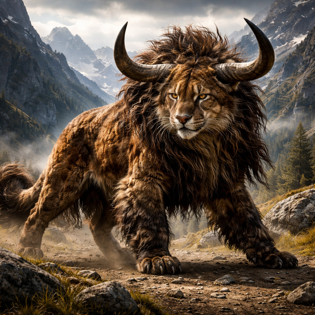 Couyak, hybrid of Cougar and Yak