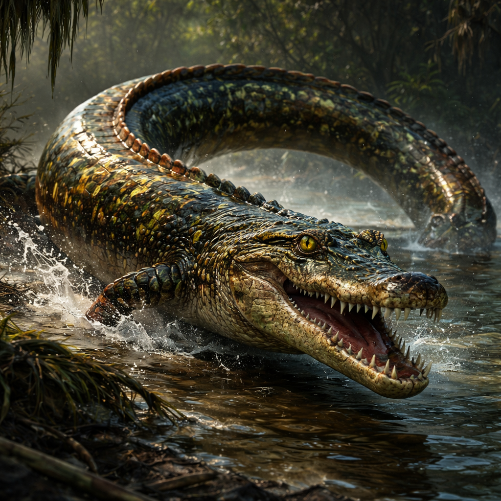 Crocodileel, hybrid of Crocodile and Eel