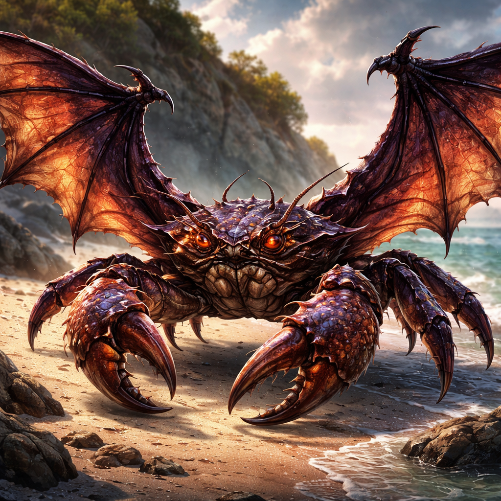 Crabbat, hybrid of Bat and Crab