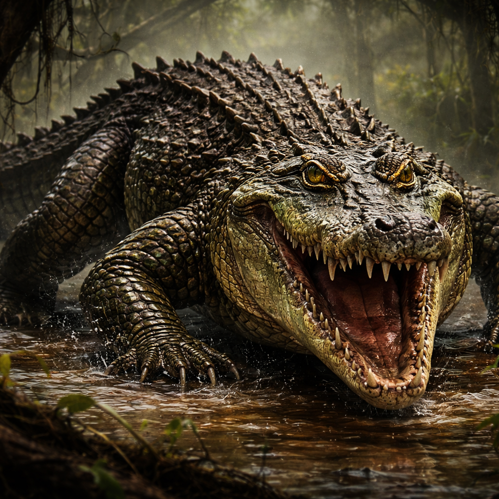 Crocogator, hybrid of Alligator and Crocodile