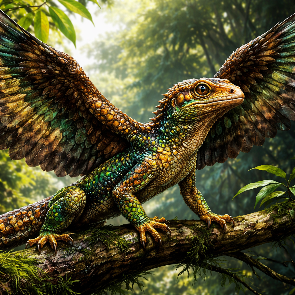 Geagle, hybrid of Gecko and Eagle