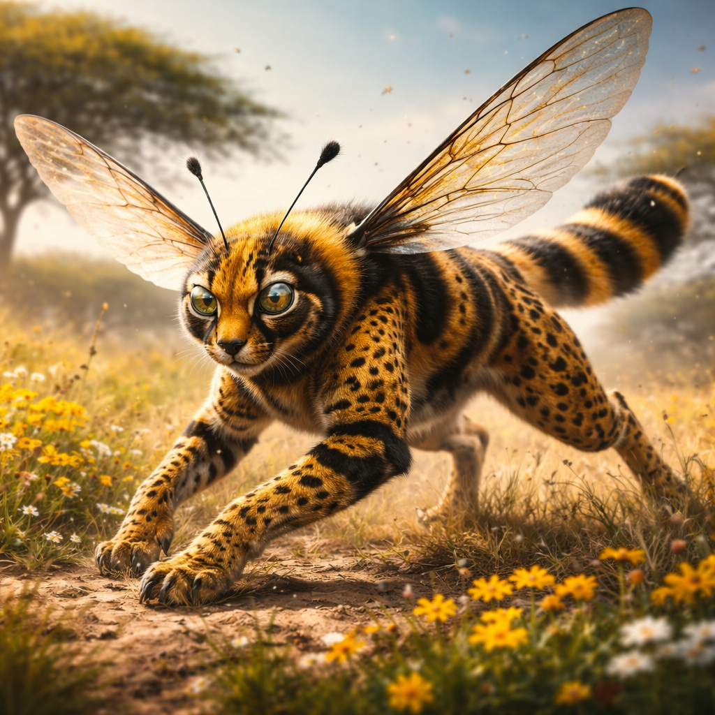 Cheetabee, hybrid of Bumblebee and Cheetah