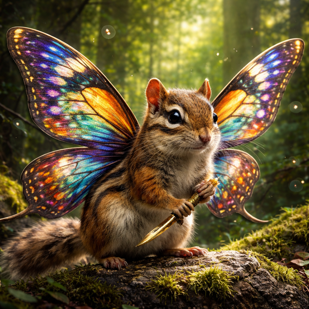 Chipbutter, hybrid of Chipmunk and Butterfly