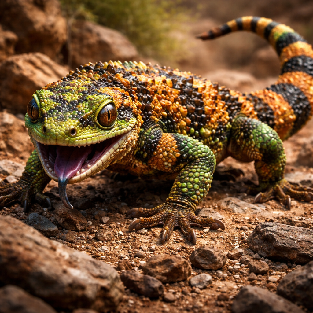Gekila, hybrid of Gecko and Gila monster