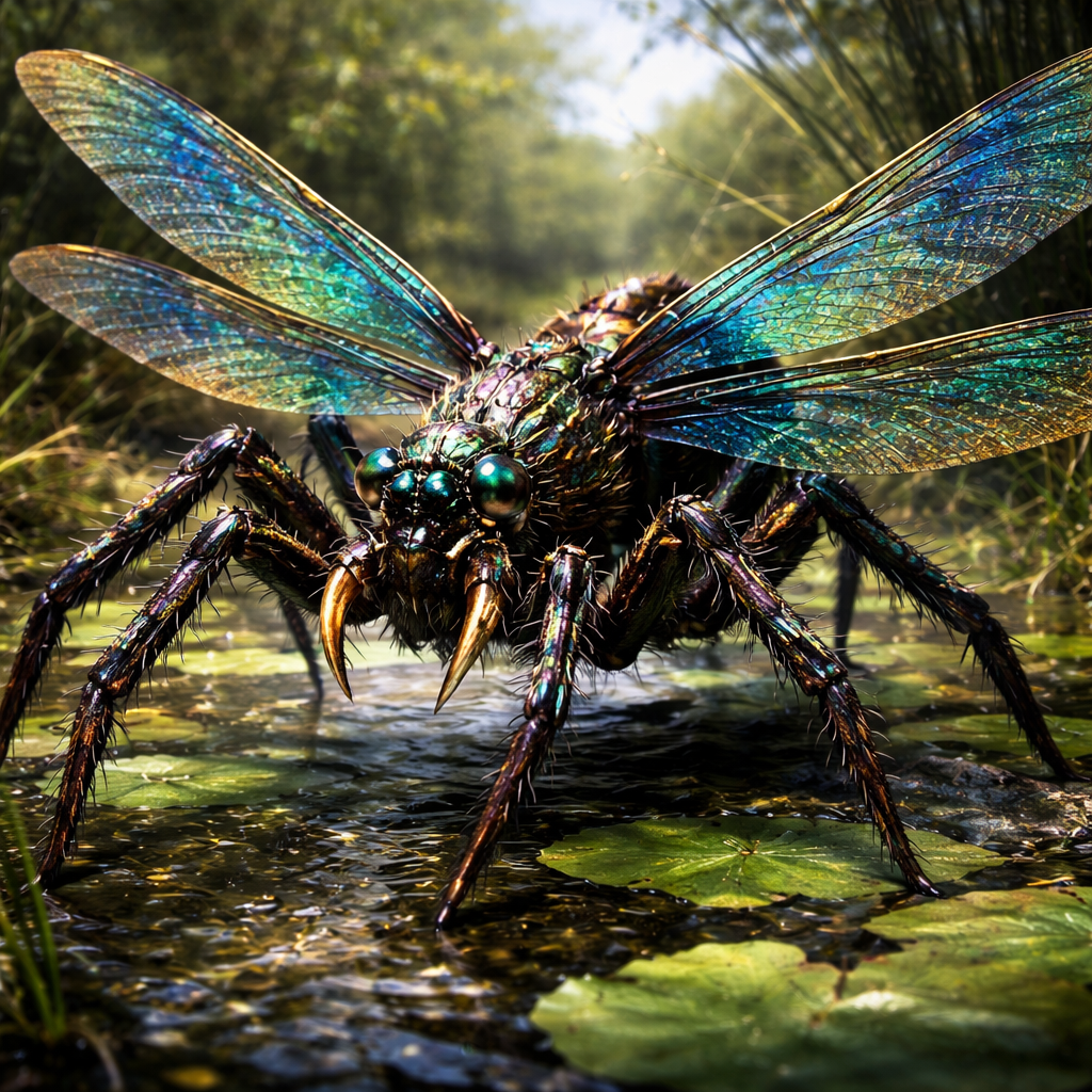 Driderfly, hybrid of Dragonfly and Spider