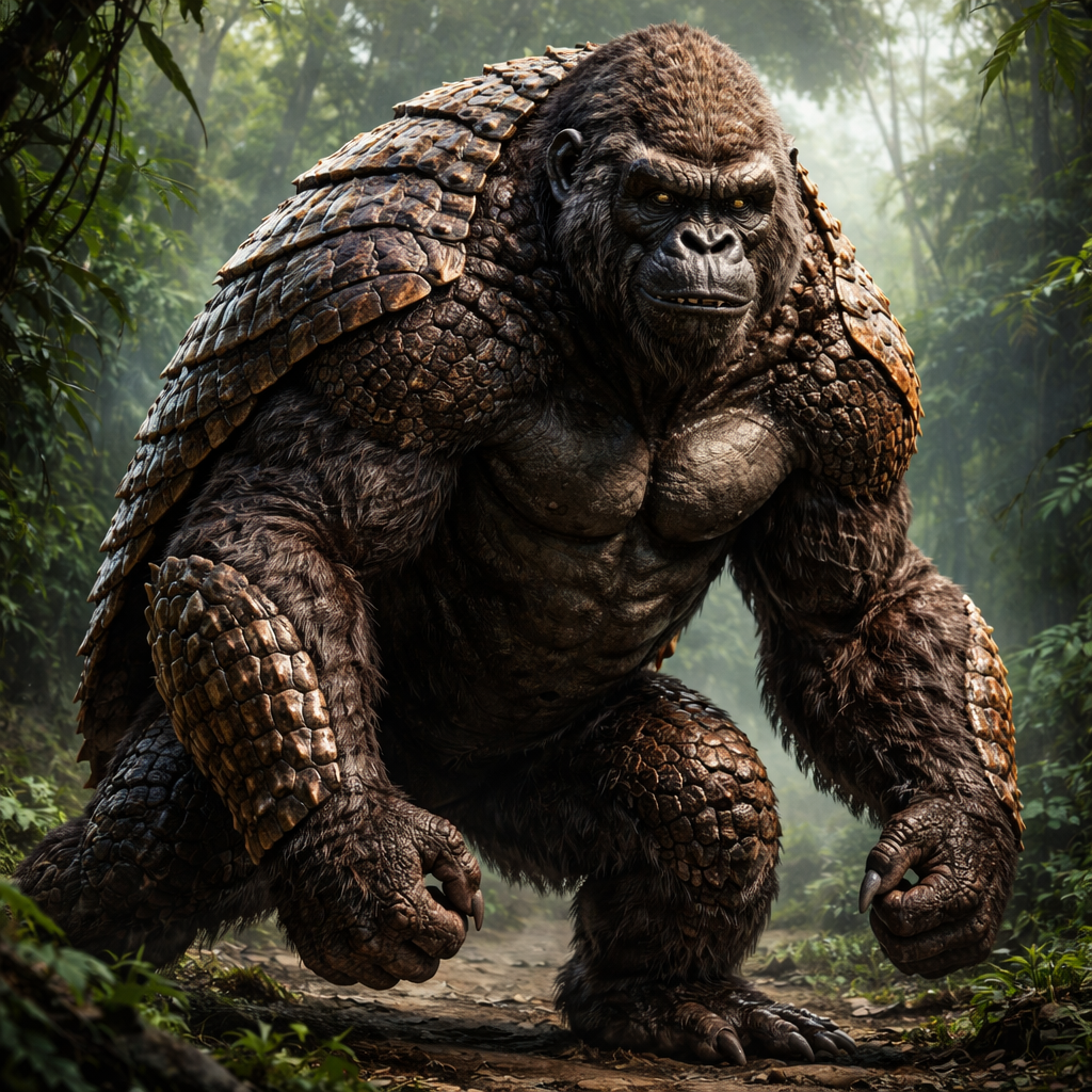 Gorilladillo, hybrid of Gorilla and Armadillo