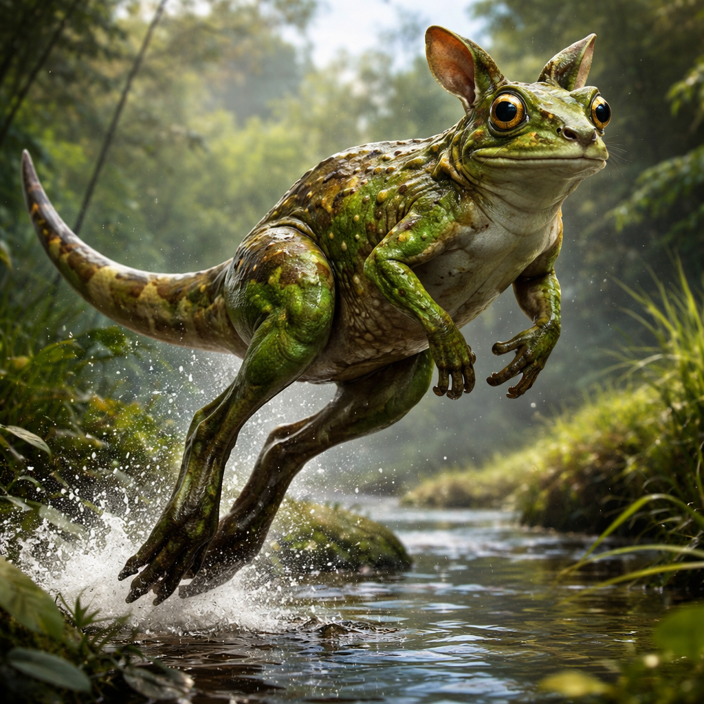 Kangafrog, hybrid of Kangaroo and Frog
