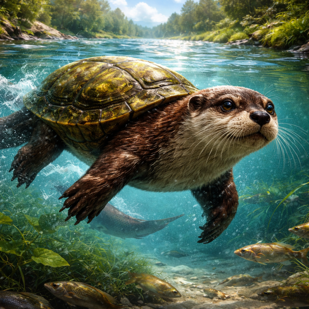 Turtotter, hybrid of Turtle and Otter