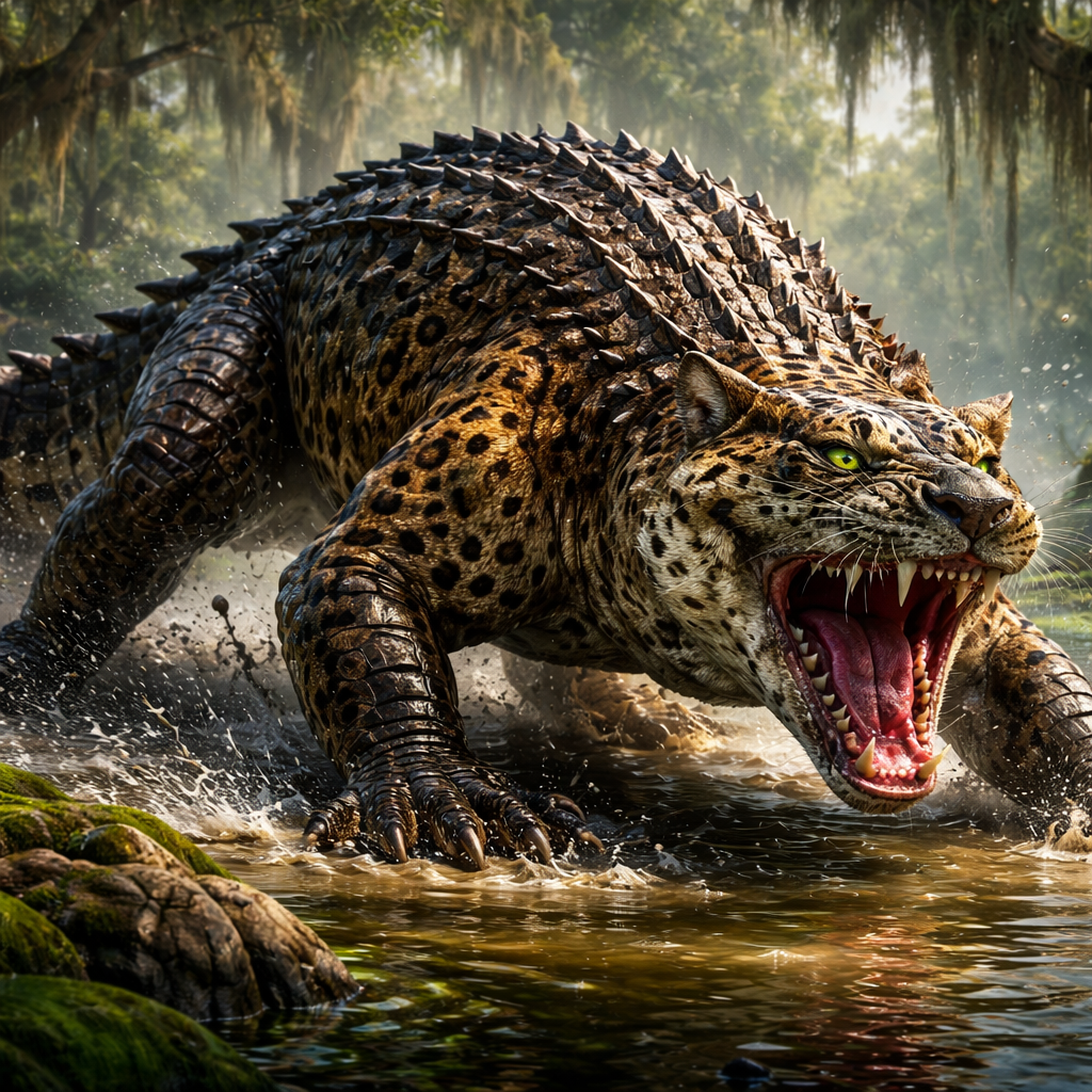 Jagalligator, hybrid of Jaguar and Alligator