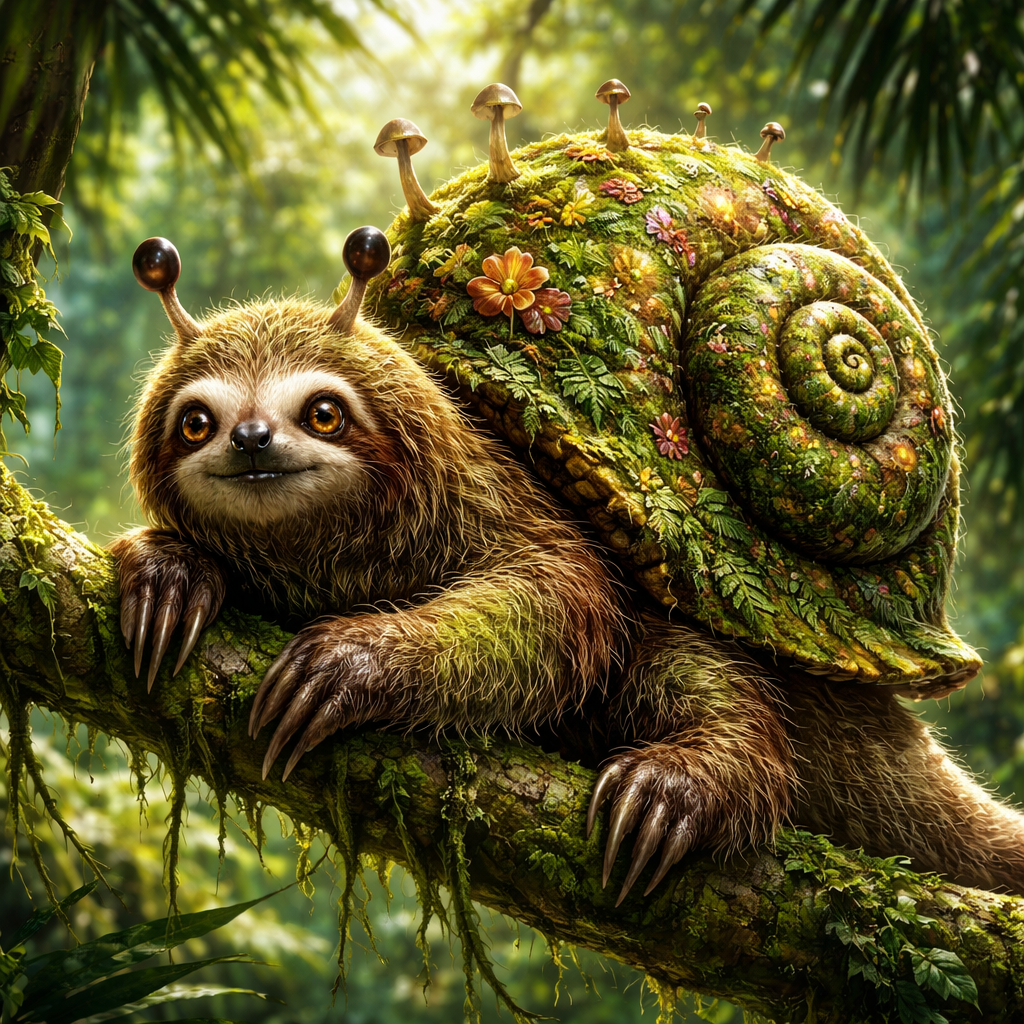 Slail, hybrid of Snail and Sloth