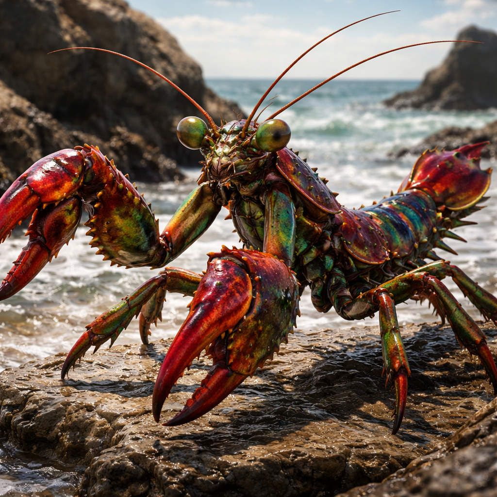Lobstantis, hybrid of Lobster and Mantis