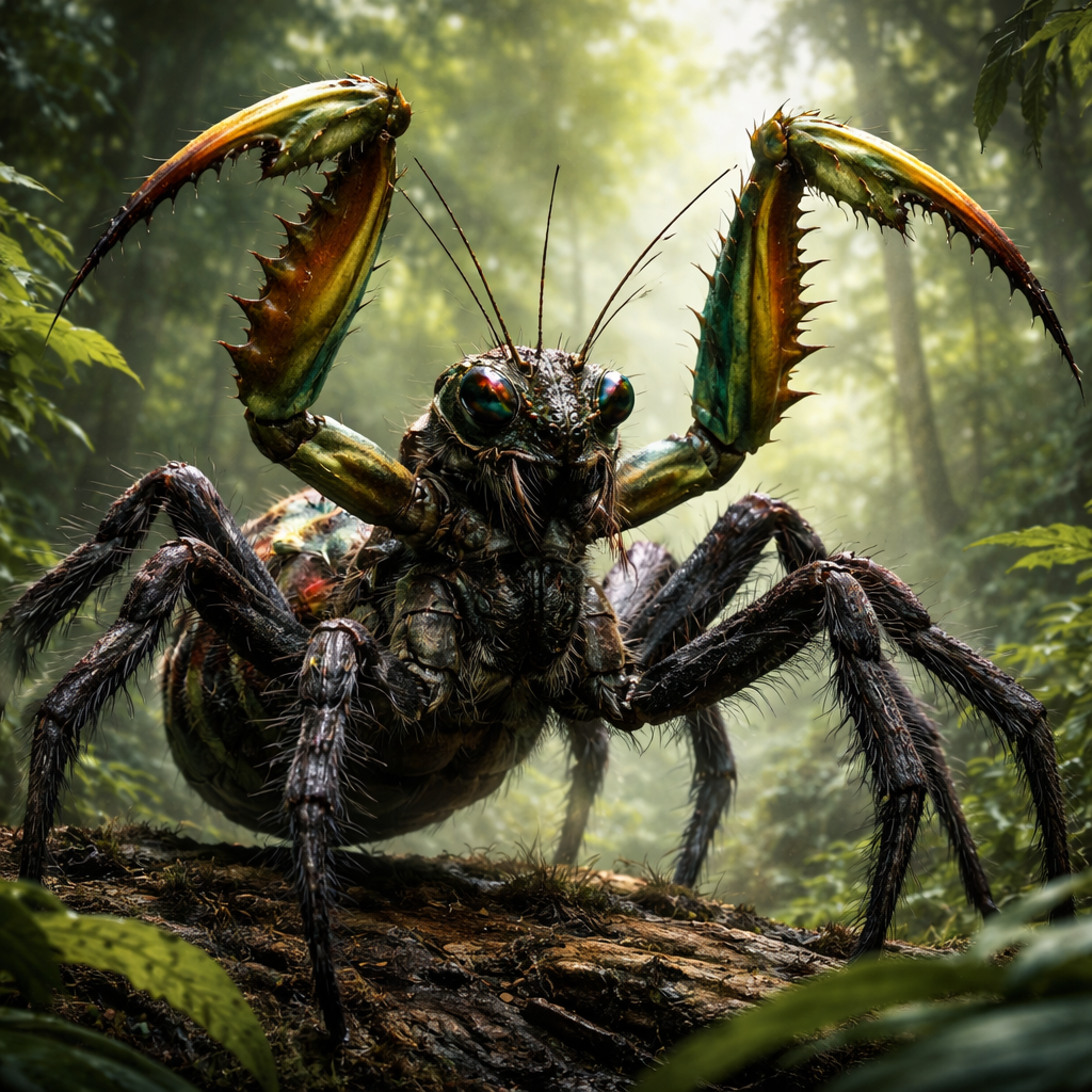 Spidantis, hybrid of Spider and Mantis