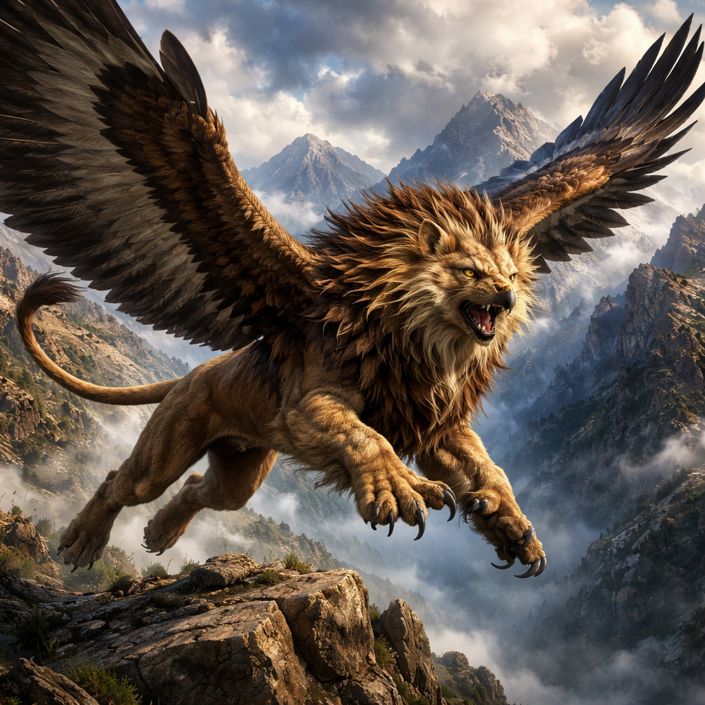 Eaglion, hybrid of Eagle and Lion