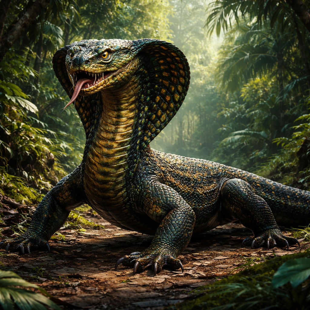 CobraDragon, hybrid of Cobra and Komodo Dragon