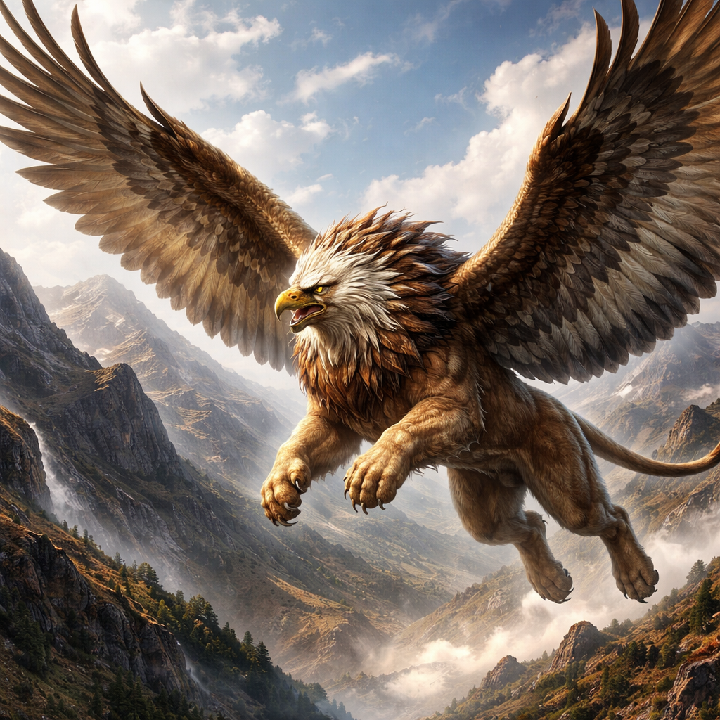Eaglion, hybrid of Eagle and Lion