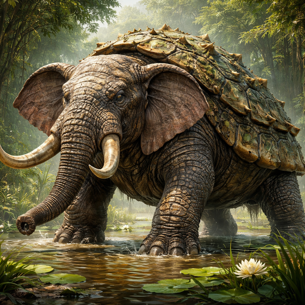 Elephurtle, hybrid of Elephant and Turtle