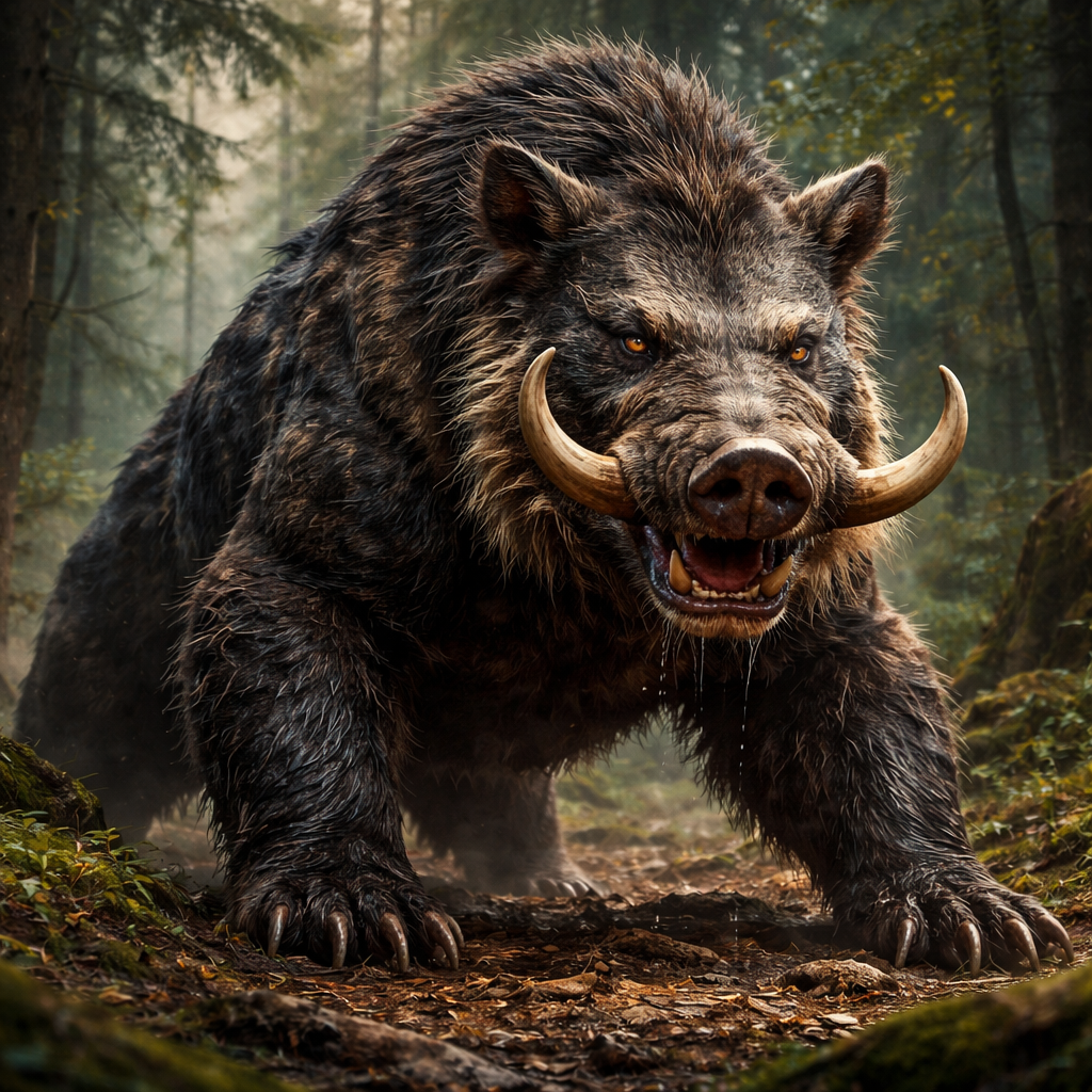 Warbeast, hybrid of Warthog and Bear