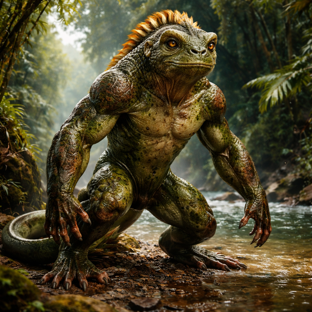 Gornewt, hybrid of Gorilla and Newt