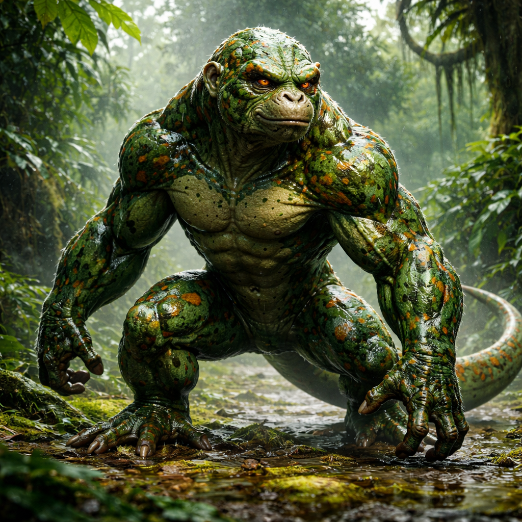 Gornewt, hybrid of Gorilla and Newt