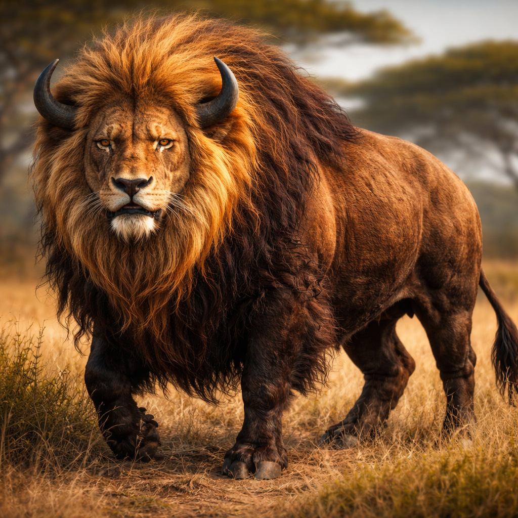 Bisonelion, hybrid of Bison and Lion