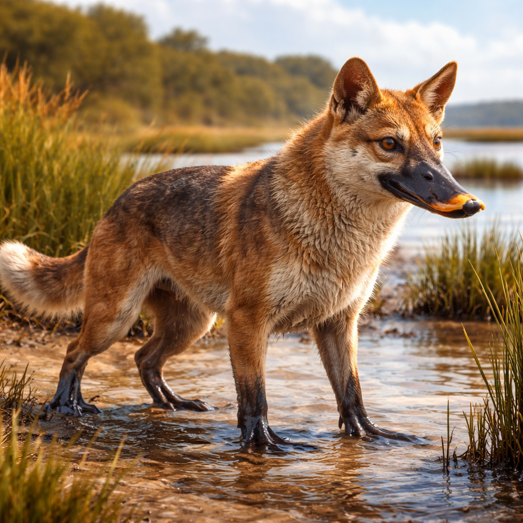 Dinduck, hybrid of Duck and Dingo