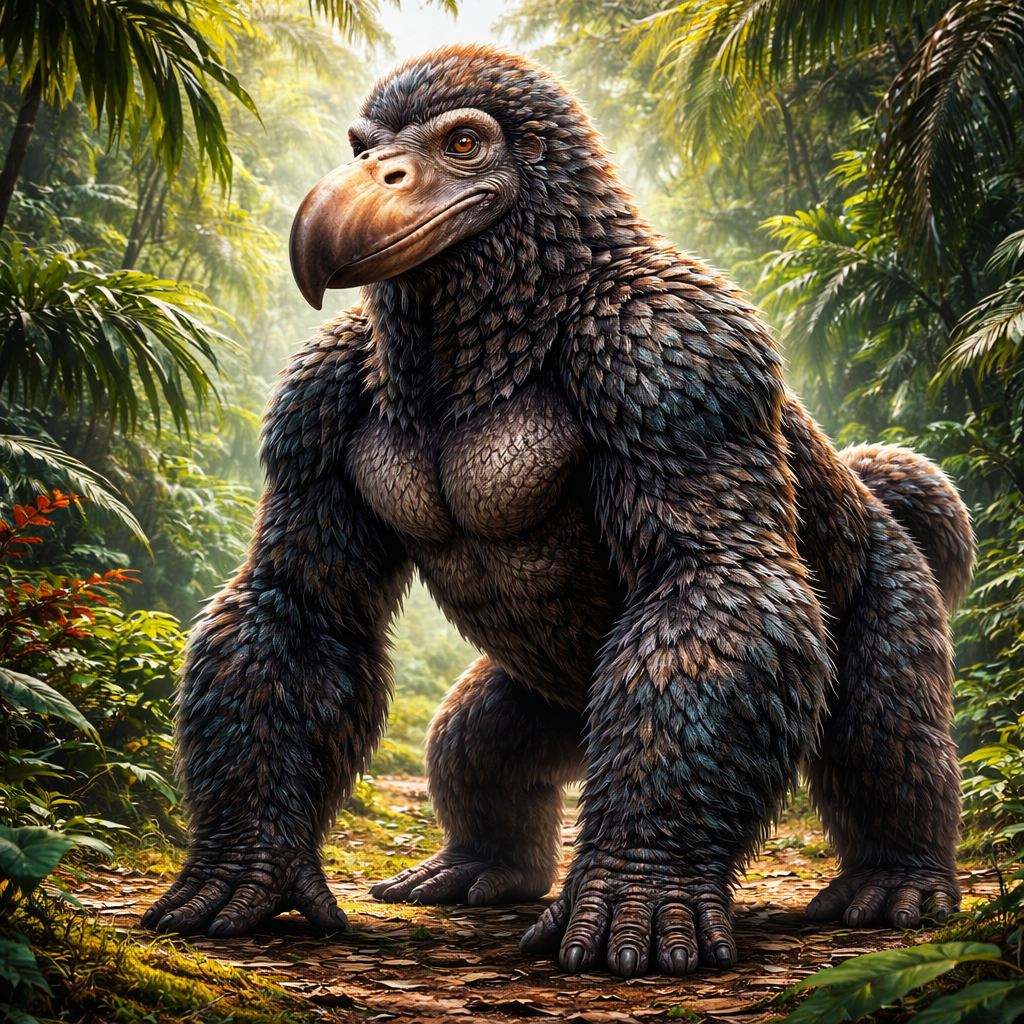 Gorillodo, hybrid of Dodo and Gorilla