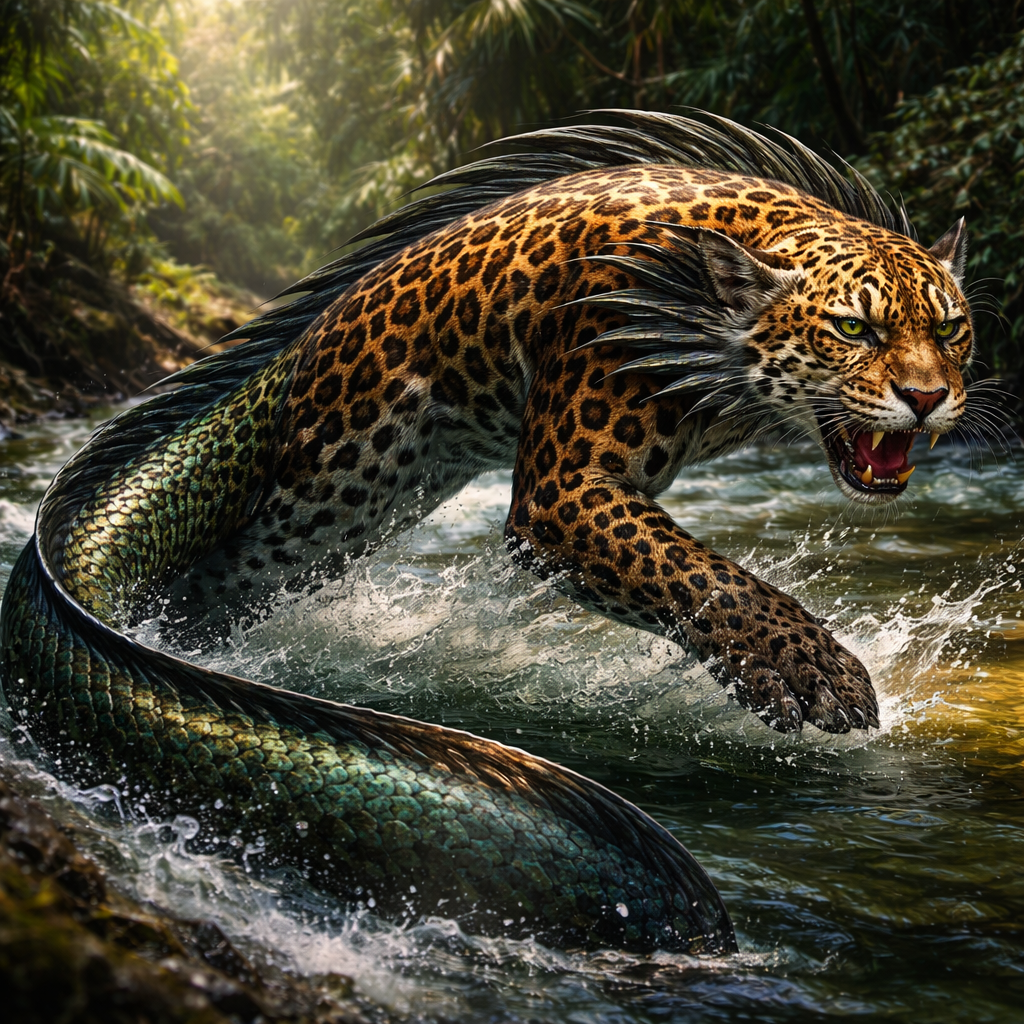 Jagule, hybrid of Jaguar and Eel